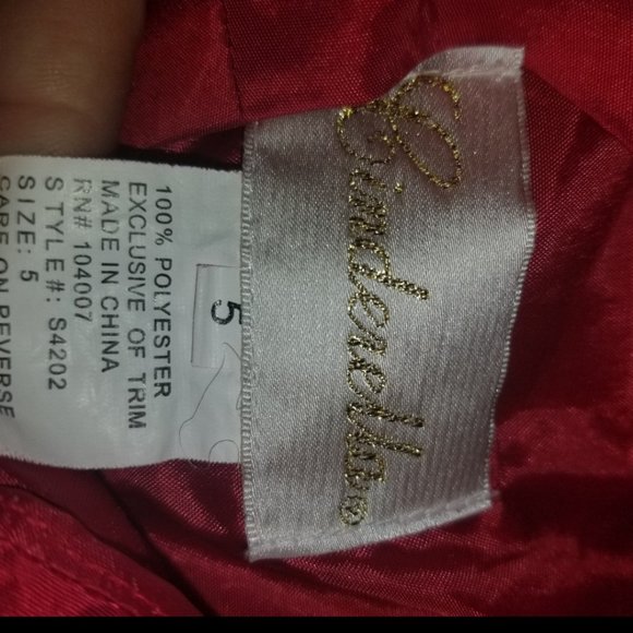 GIRLS CHRISTMAS HOLIDAY DRESS SZ 5 CINDERELLA - Picture 5 of 5